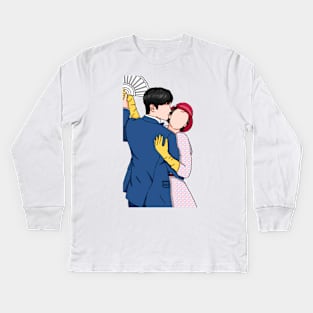 Dali & Cocky Prince Kids Long Sleeve T-Shirt